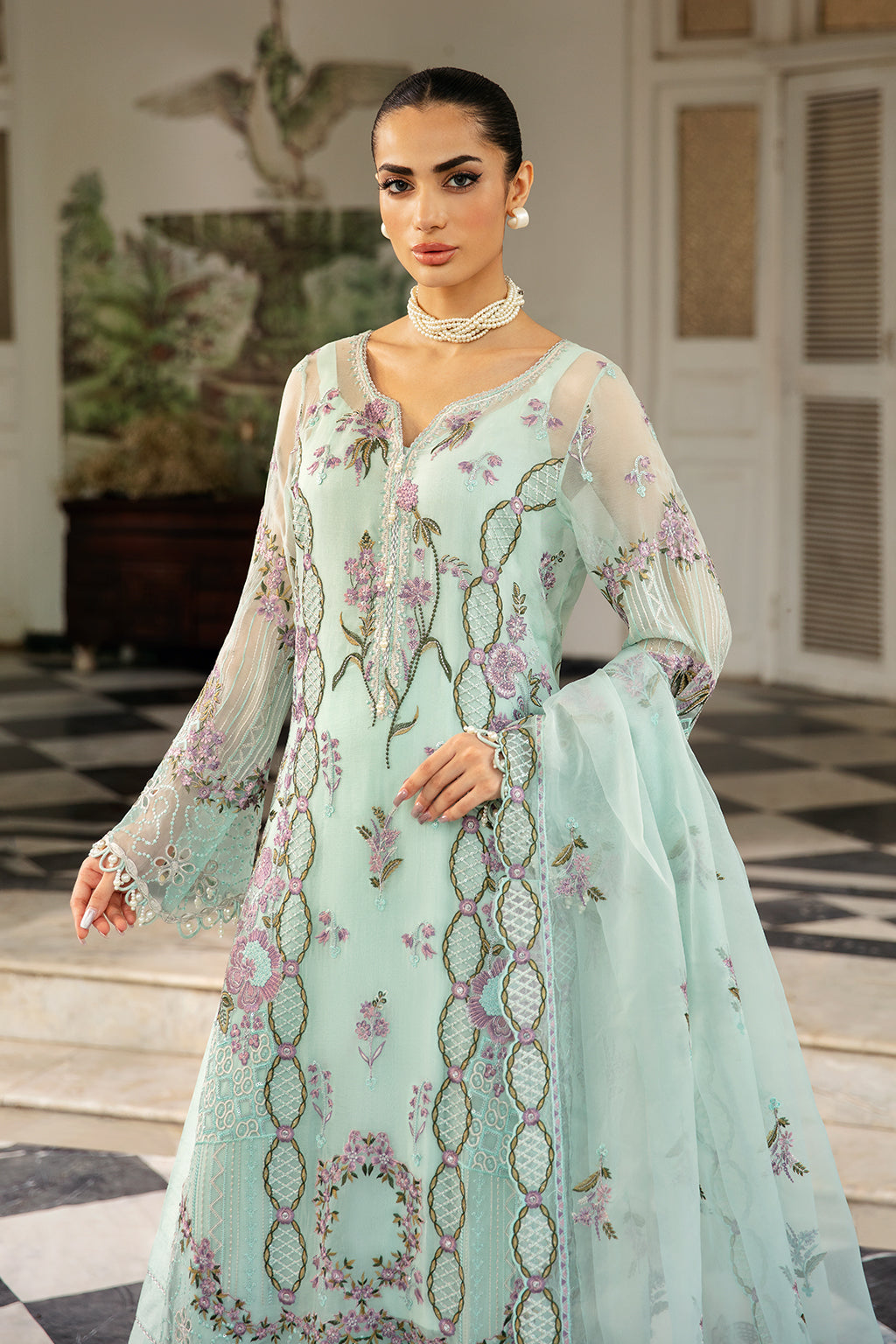 Dastak Luxury Chiffon Collection Vol-1 By Ramsha | Q-102