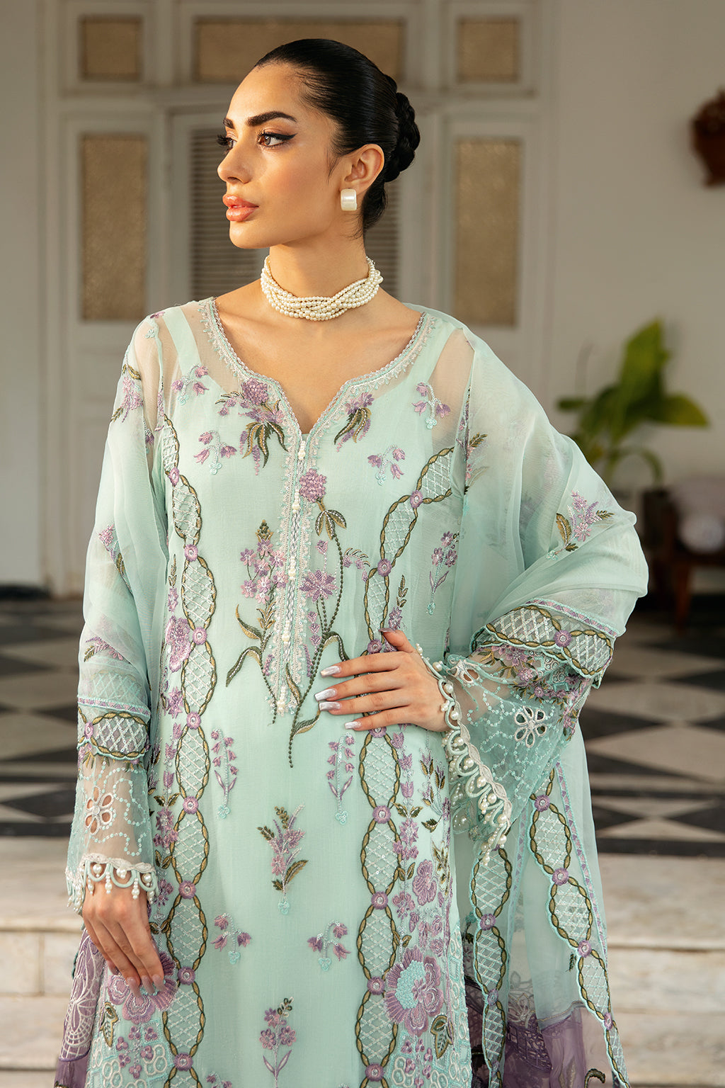 Dastak Luxury Chiffon Collection Vol-1 By Ramsha | Q-102