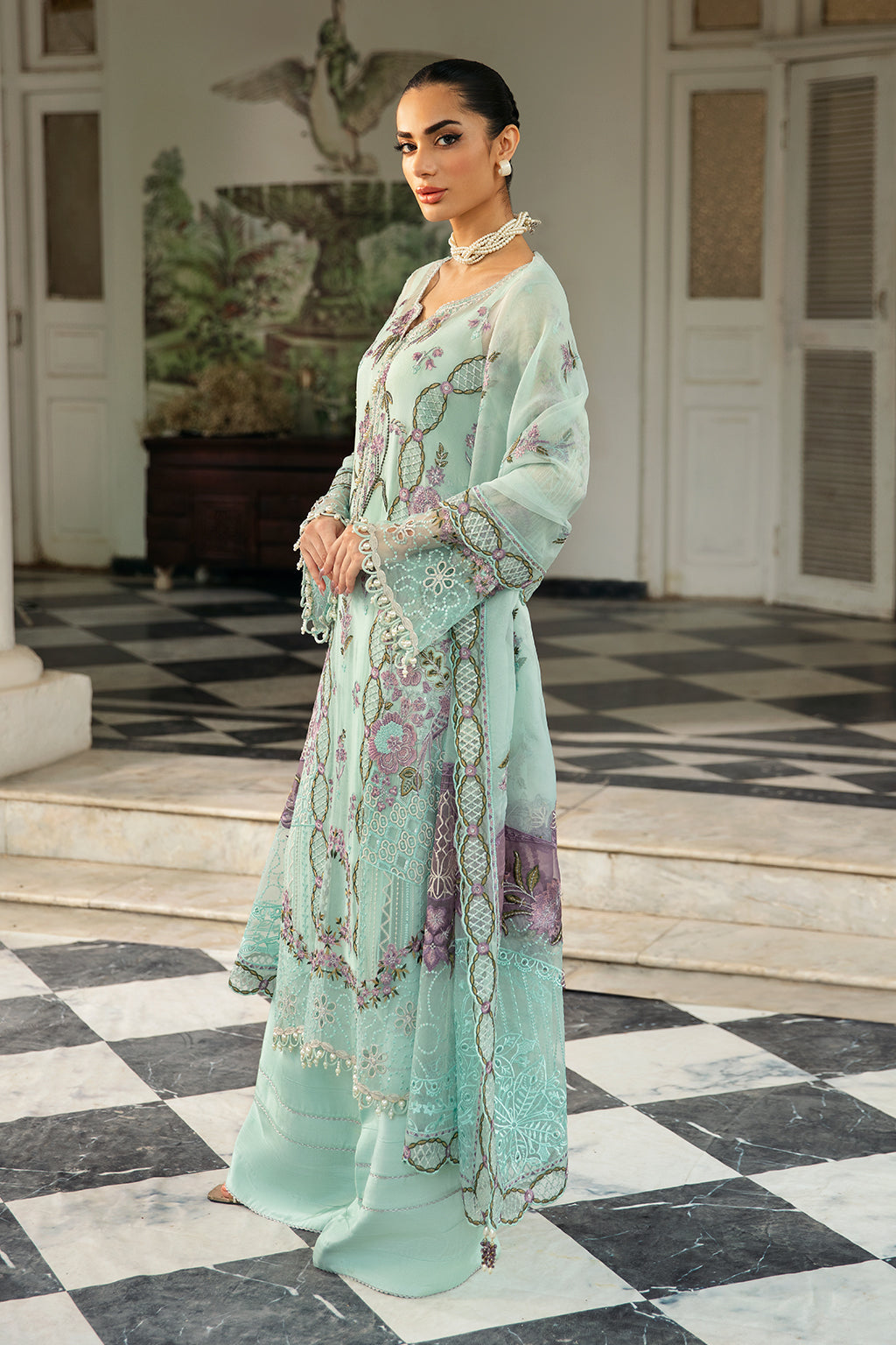 Dastak Luxury Chiffon Collection Vol-1 By Ramsha | Q-102