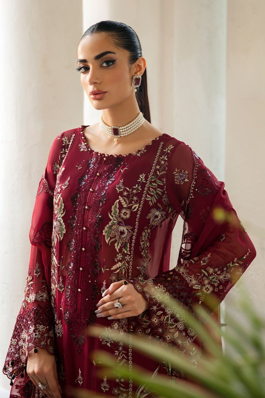 Dastak Luxury Chiffon Collection Vol-1 By Ramsha | Q-103
