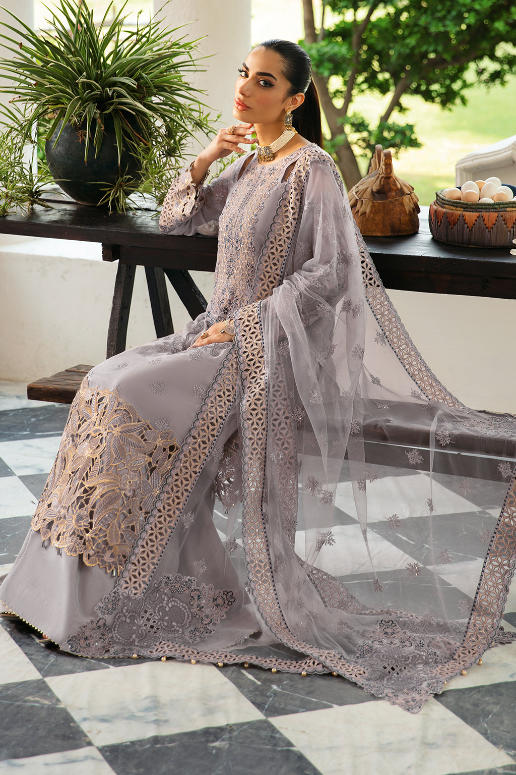 Dastak Luxury Chiffon Collection Vol-1 By Ramsha | Q-104