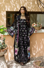 Elaf Prints Lawn'25 EPS-4A MIDNIGHT BLOOM