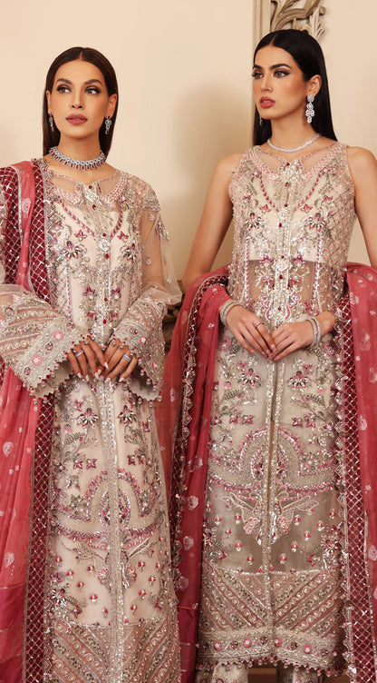 Embriodered Chiffon Collection by Anaya Ac22-06-Pricilla