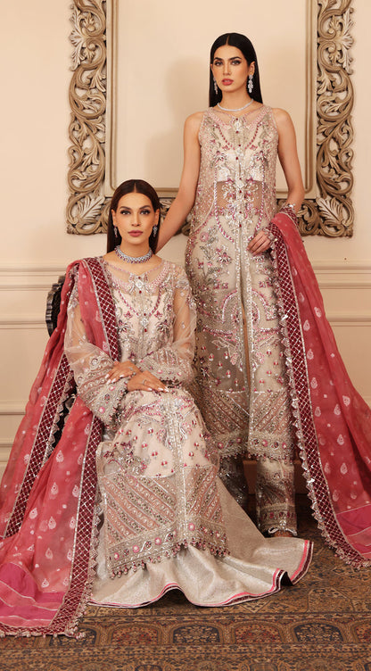 Embriodered Chiffon Collection by Anaya Ac22-06-Pricilla