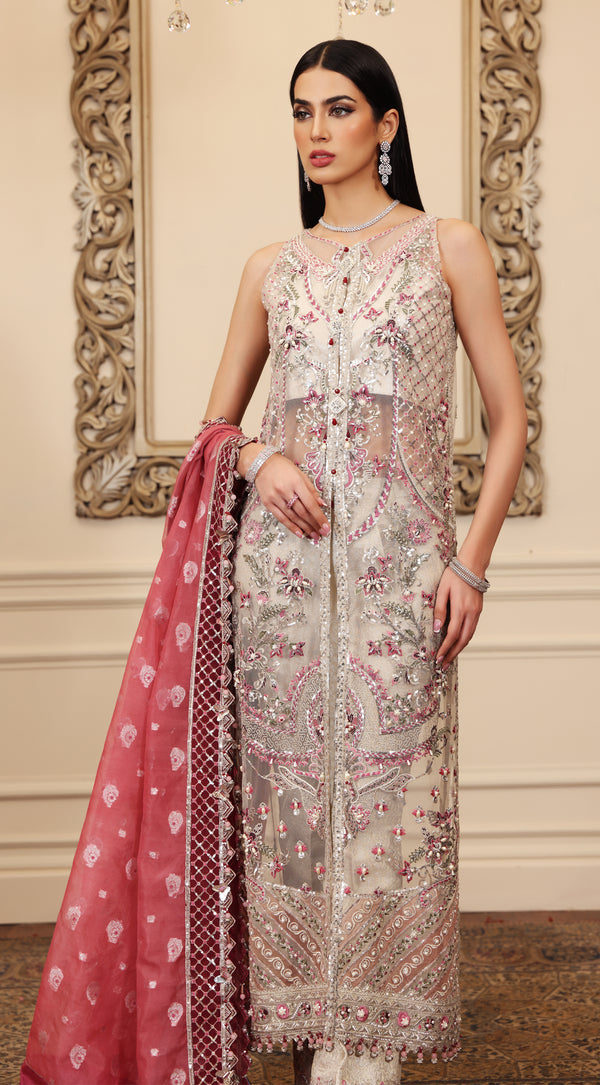 Embriodered Chiffon Collection by Anaya Ac22-06-Pricilla