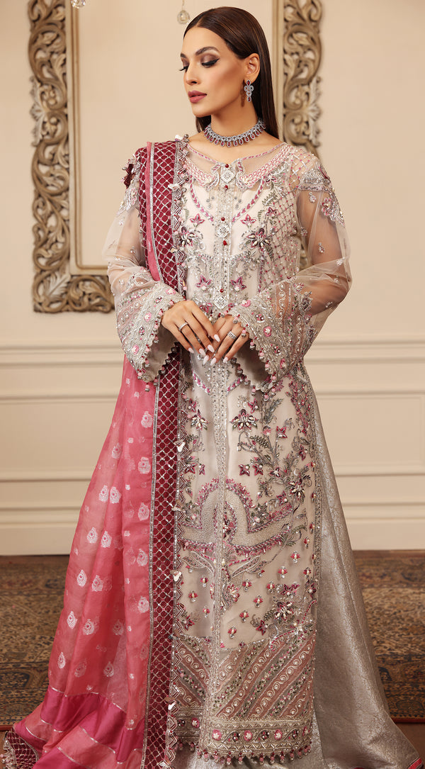 Embriodered Chiffon Collection by Anaya Ac22-06-Pricilla