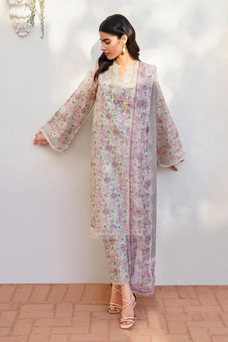 Embroidered Printed Lawn By Baroque`25 UF-638