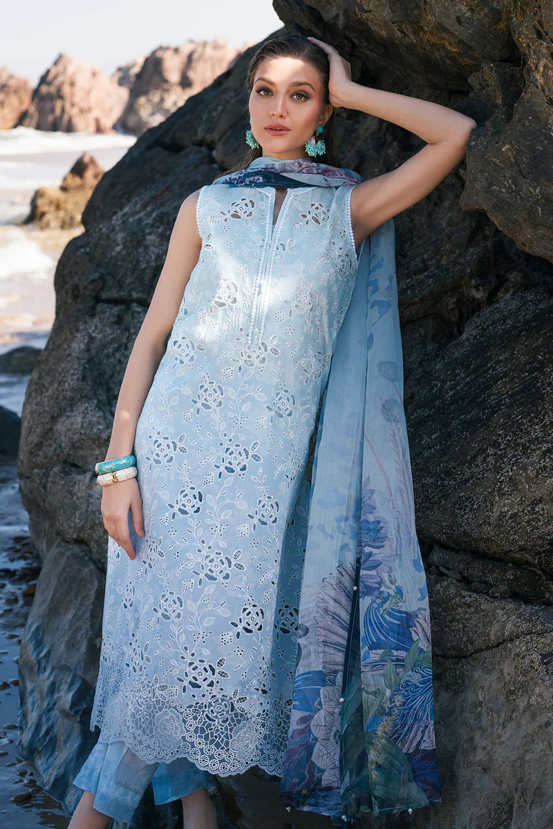 Embroidered Printed Lawn By Baroque`25 UF-4109