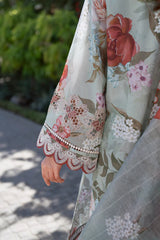 Embroidered Printed Lawn By Baroque`25 UF-4071