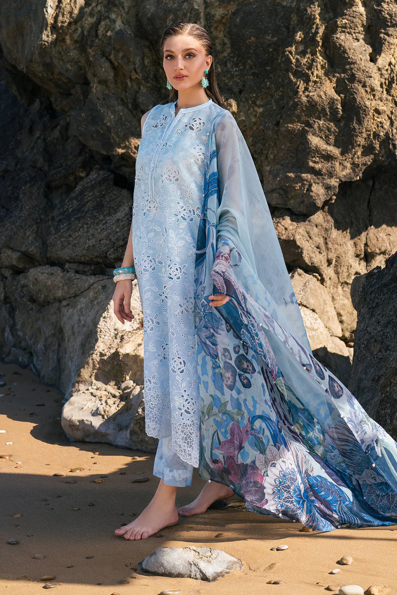 Embroidered Printed Lawn By Baroque`25 UF-4109