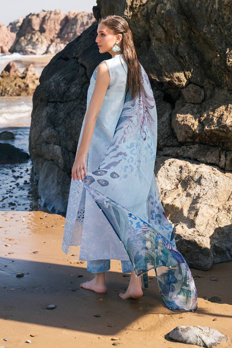 Embroidered Printed Lawn By Baroque`25 UF-4109