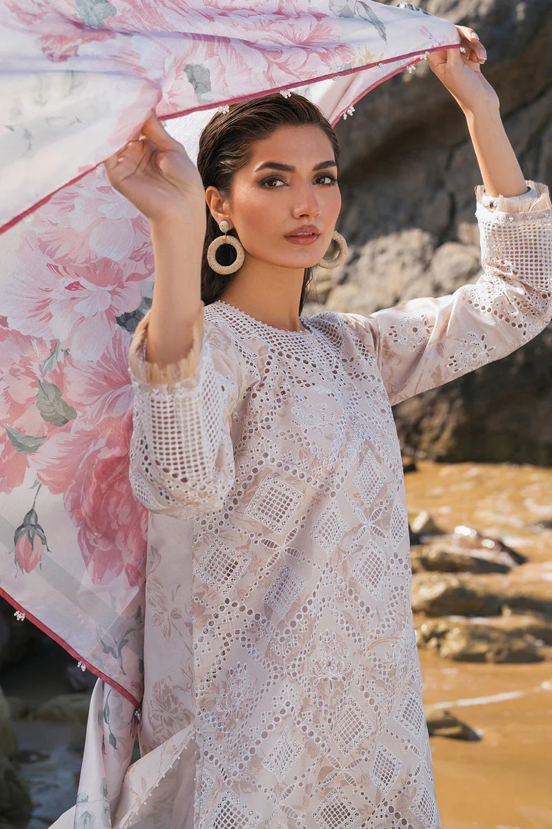Embroidered Printed Lawn By Baroque`25 UF-4116