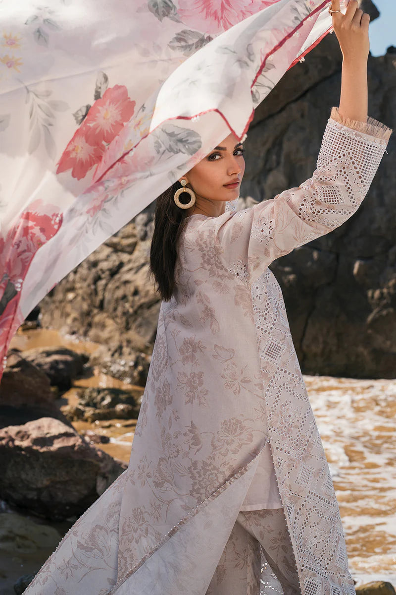 Embroidered Printed Lawn By Baroque`25 UF-4116