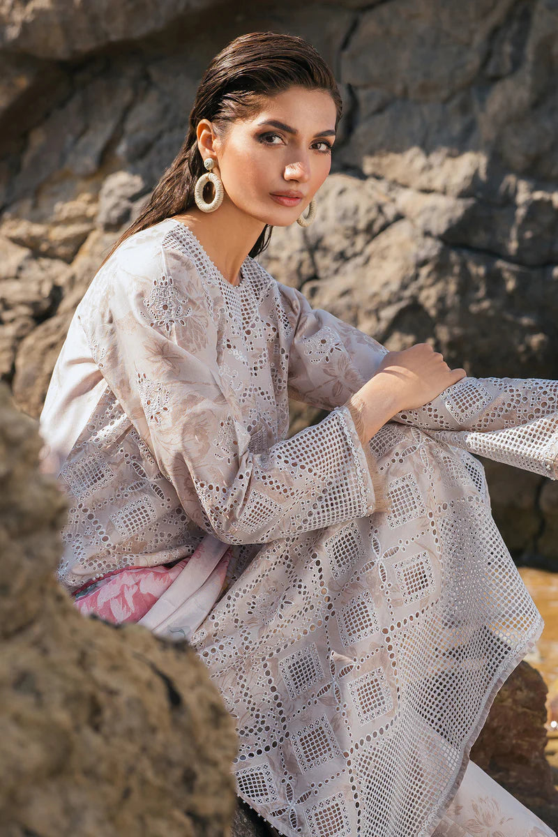 Embroidered Printed Lawn By Baroque`25 UF-4116