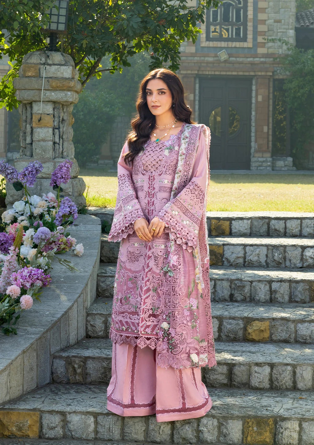 LUXURY LAWN BY ELAF PREMIUM (ELY-09 ROSEE)