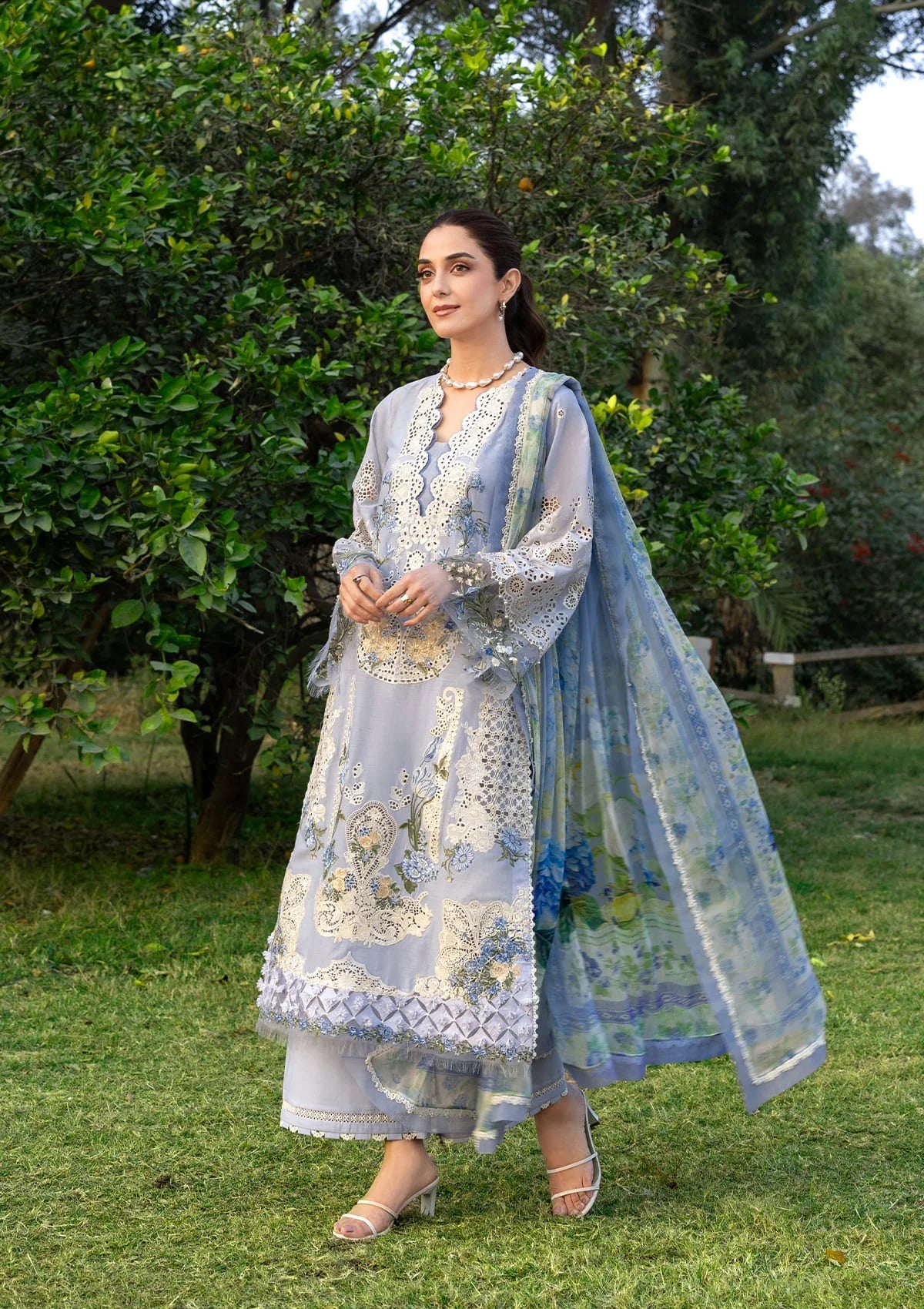 LUXURY LAWN BY ELAF PREMIUM (ELY-12 SKY BLISS)