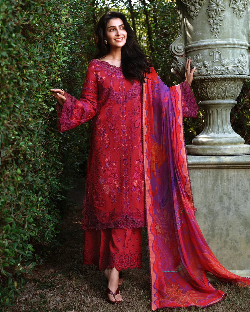 Amoi luxury lawn by Mushq (Falling Petals)