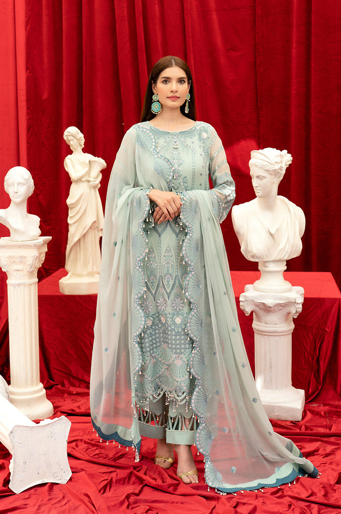 Hayat by Razab new Embroidered Chiffon collection hyt-4043 Dress 2024