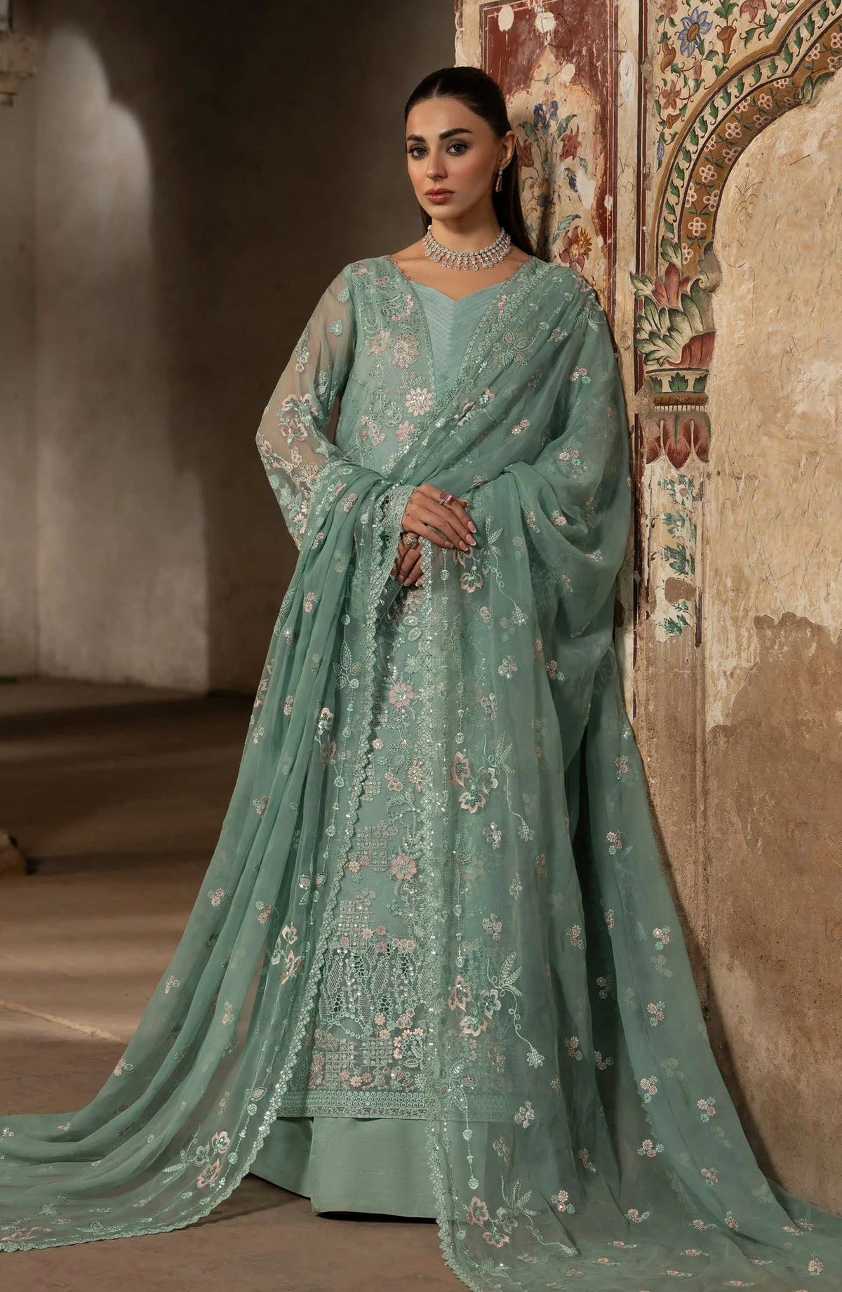 Humsafar by Lavish Premium (D-09 Light Aqua)