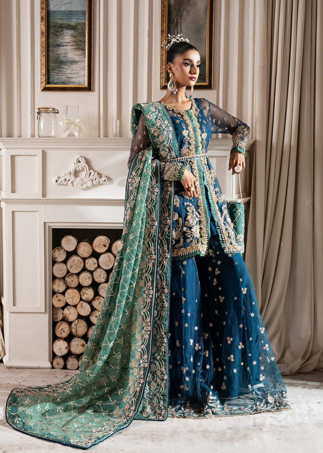 Inayat Luxury Wedding formals 24' | Regal Sapphire