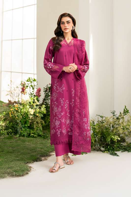Iznik Festive Embroidered Lawn Edition '25 IFE-07