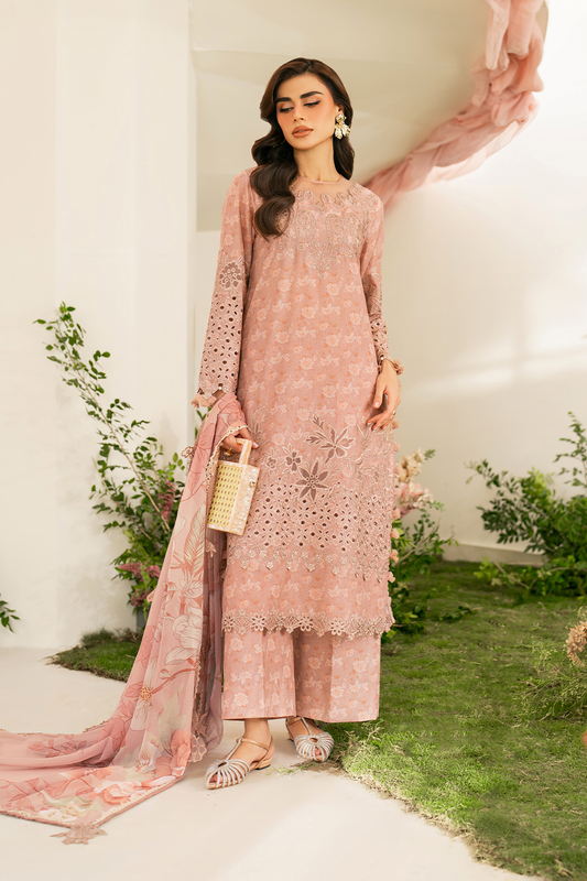 Iznik Festive Embroidered Lawn Edition '25 IFE-12