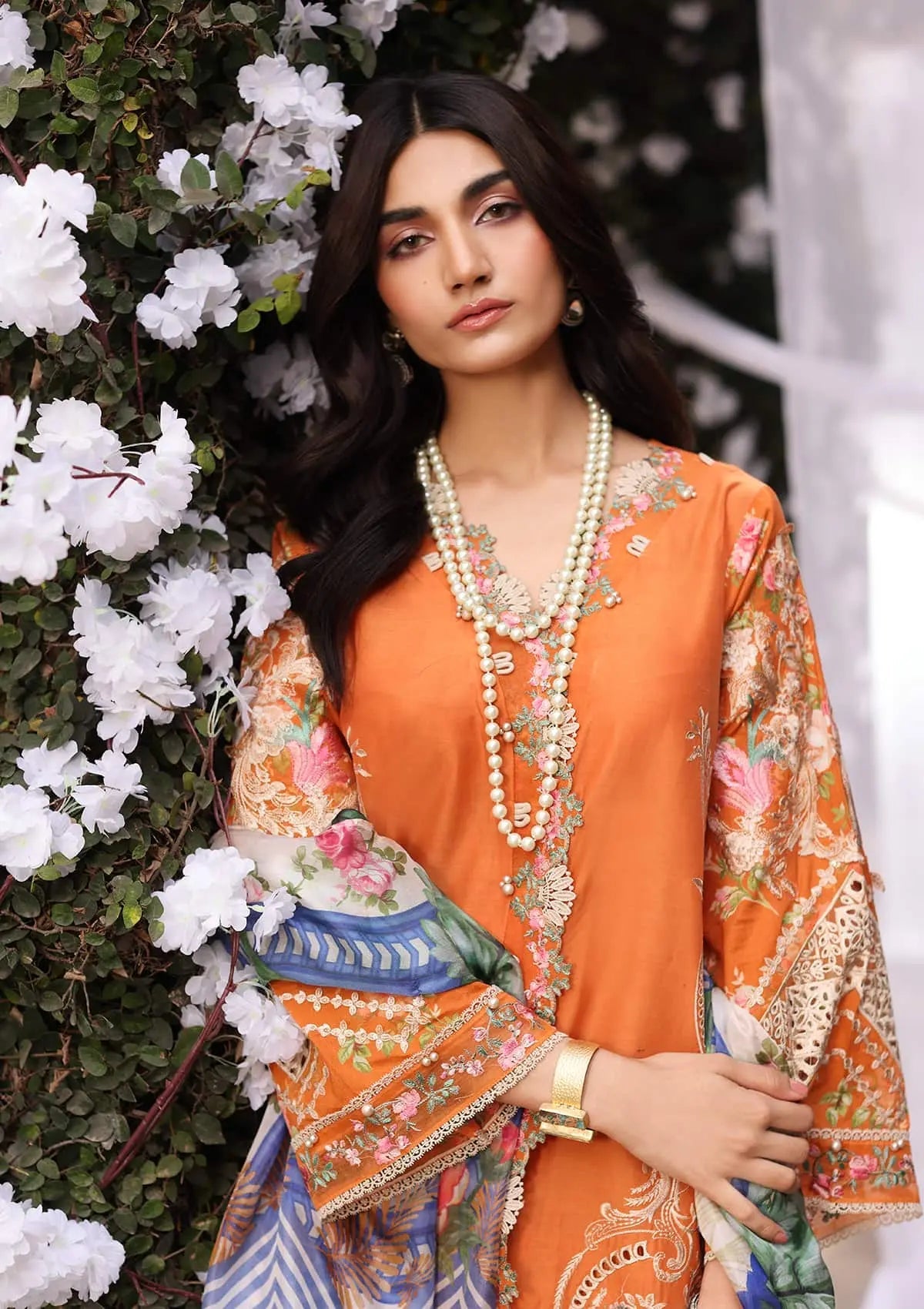 Kahf Festive Lawn 25% Off Collection 2024 KFL-10 MAYA