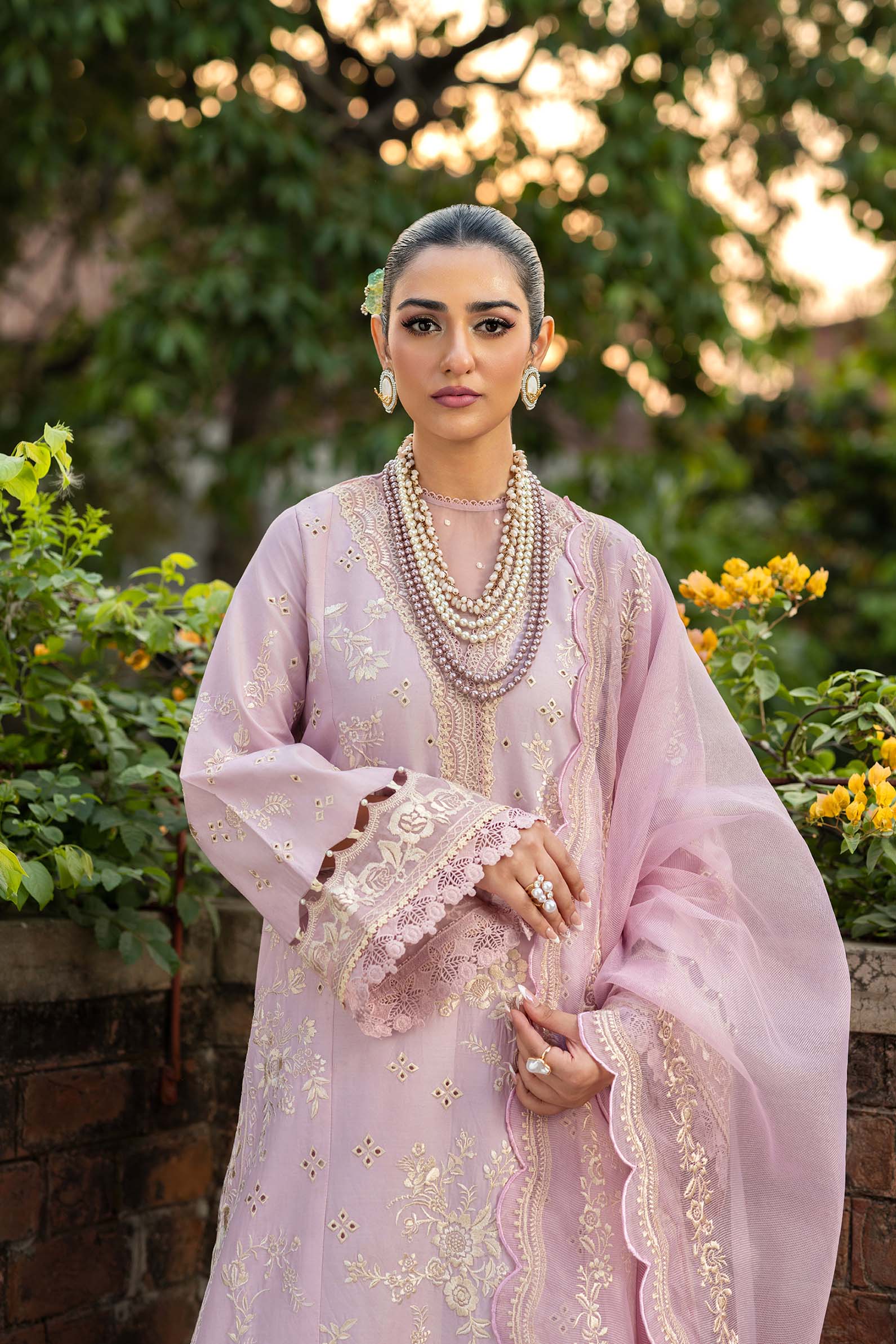 Maryam Hussain Luxury lawn`25 SAMAR