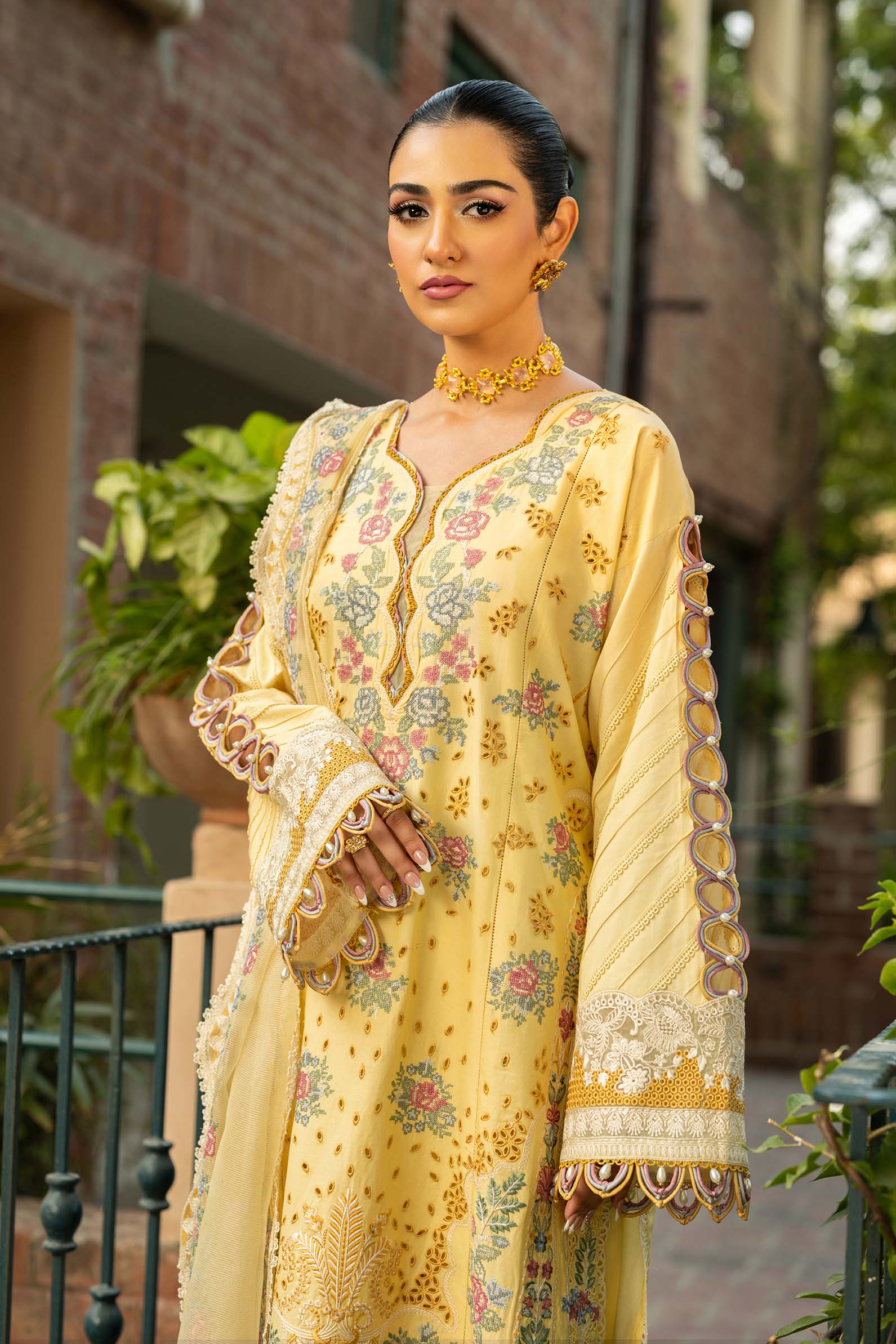 Maryam Hussain Luxury lawn`25 MARJAAN