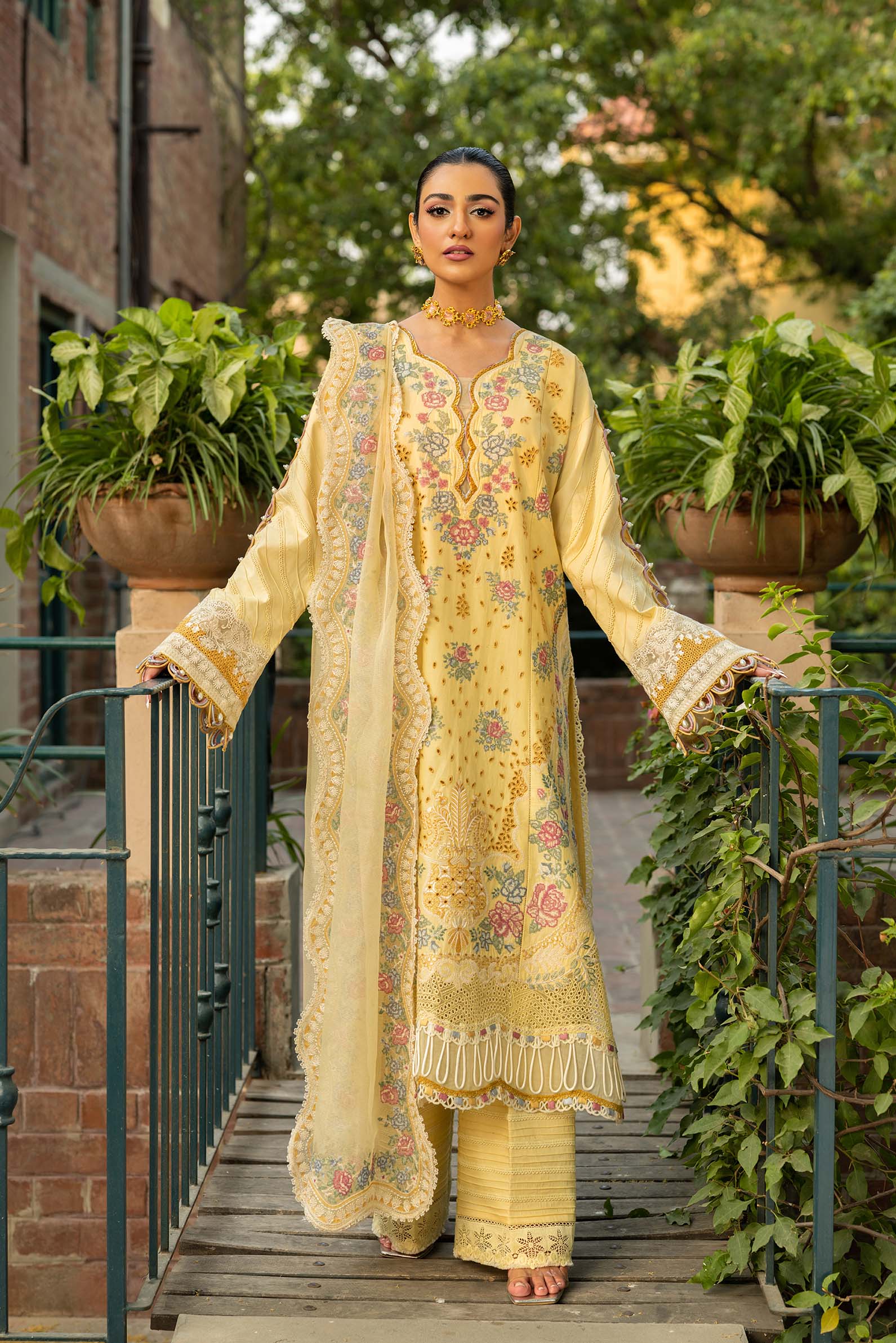 Maryam Hussain Luxury lawn`25 MARJAAN