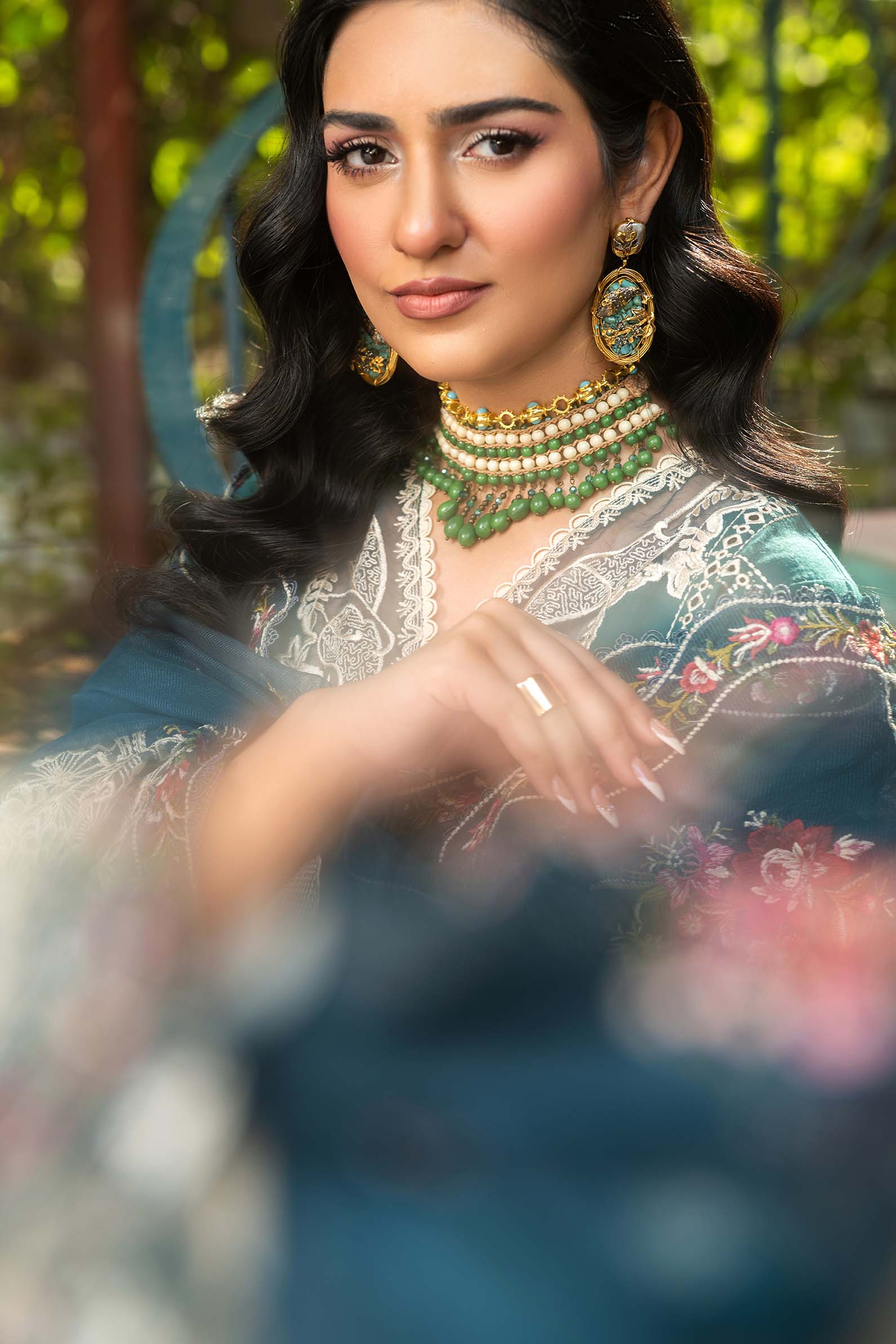 Maryam Hussain Luxury lawn`25 NEELUM