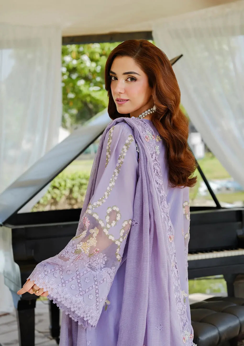 Luxury Lawn Vol-02 By Elaf`25 ELH-3A PARIS HUES