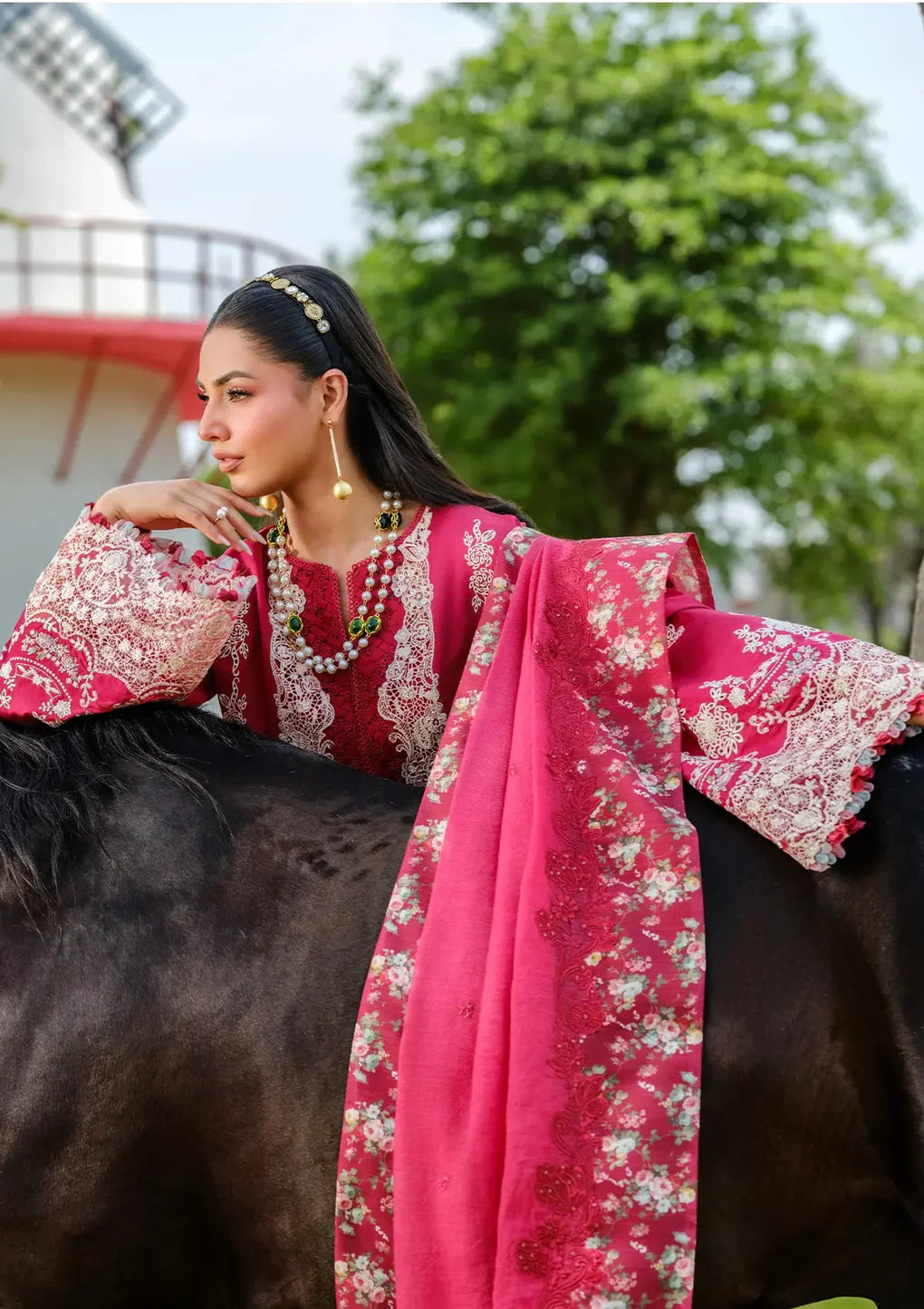 Luxury Lawn Vol-02 By Elaf`25 ELH-6B JULIET