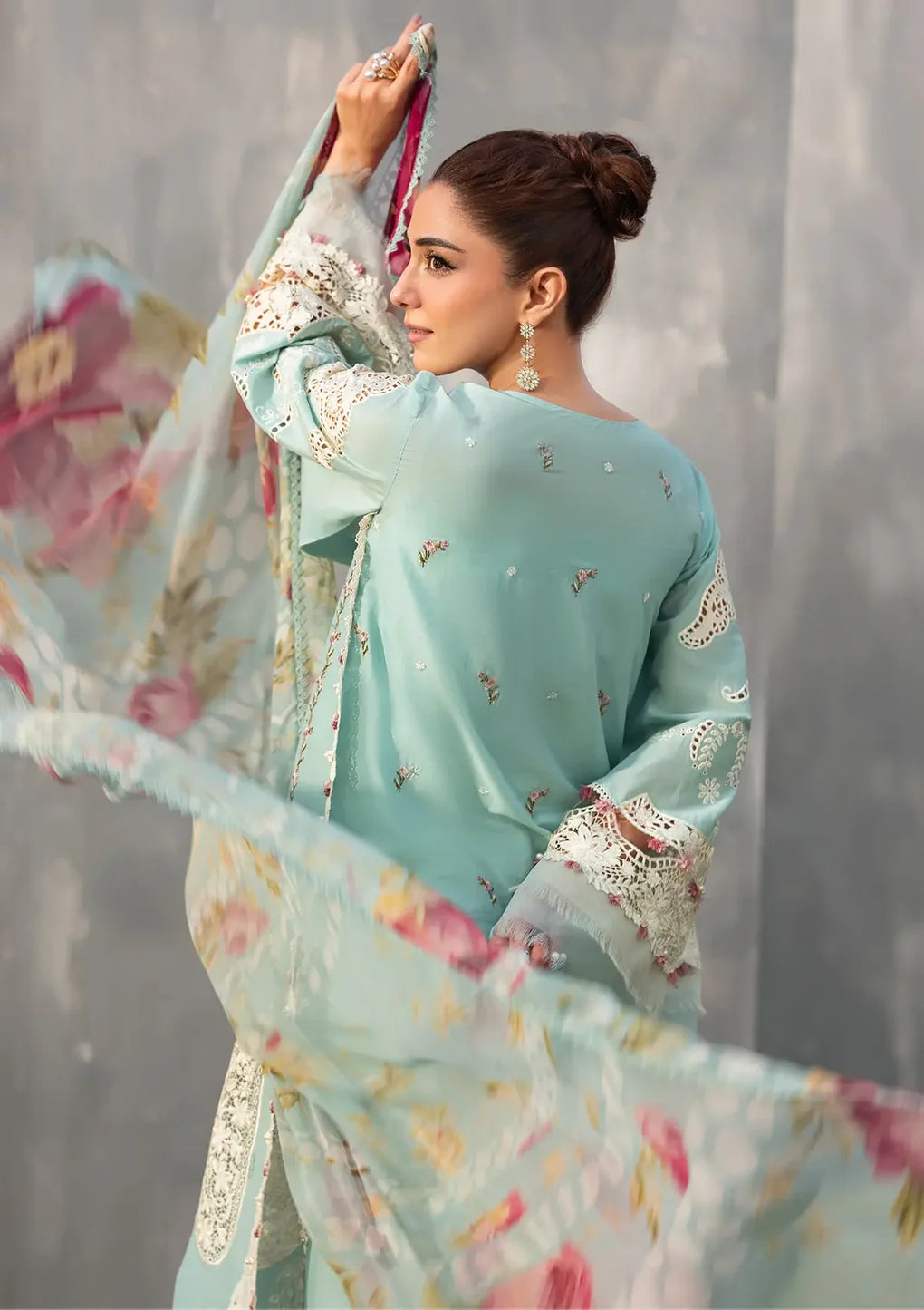 Luxury Lawn Vol-02 By Elaf`25 ELH-5B ELYA
