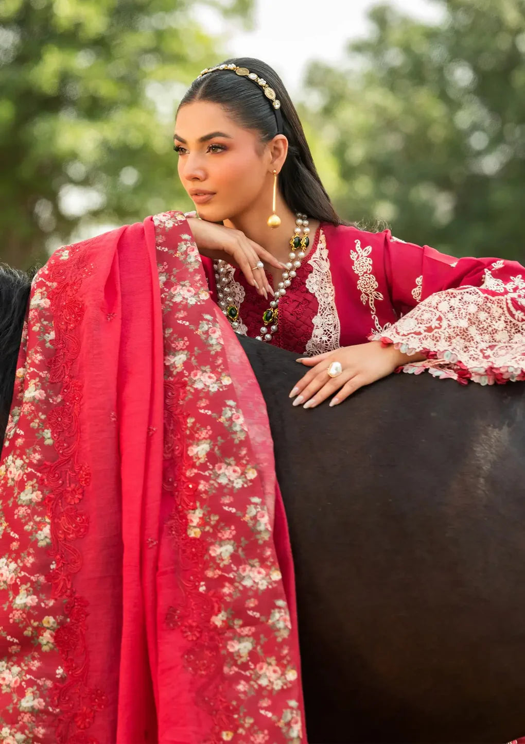 Luxury Lawn Vol-02 By Elaf`25 ELH-6B JULIET