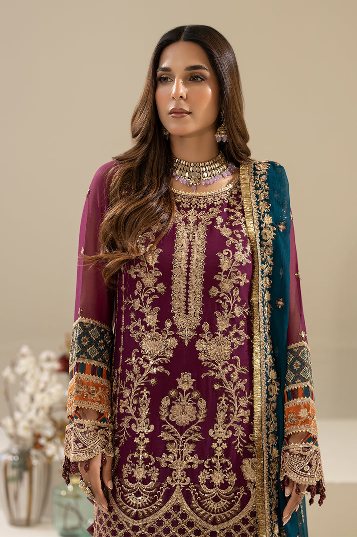 Nisha By Imrozia Serene Eid Chiffon Luxury Edit (M-84 ZEHAK)