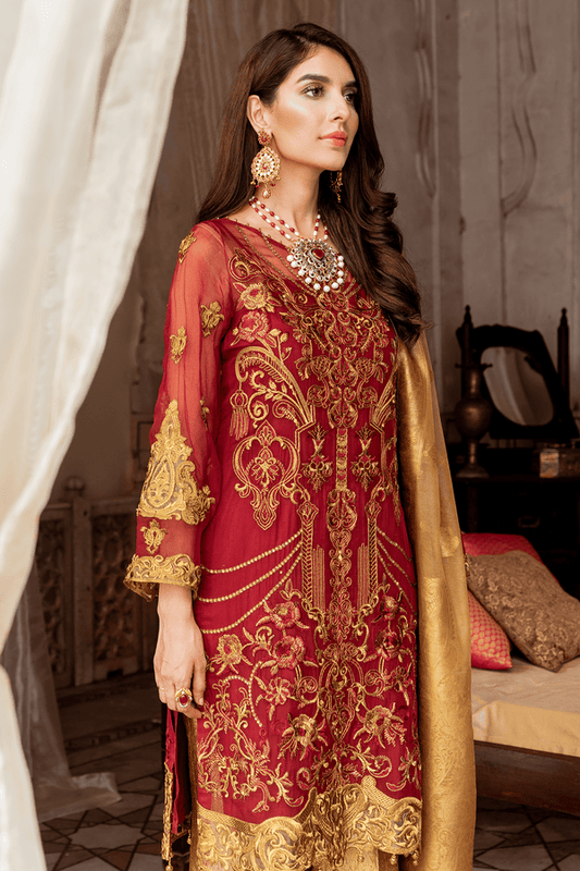 Majestic by Imrozia Embroidered (Ibtada E Musarat) Chiffon 603