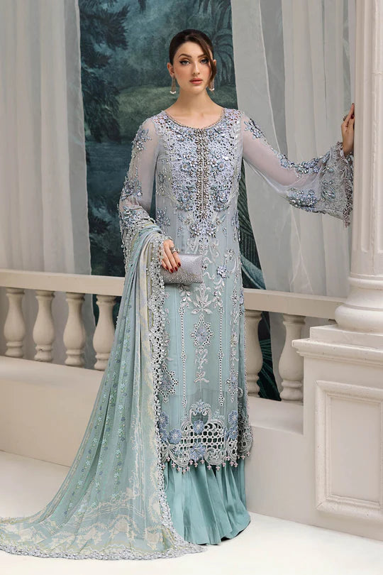 Maria.B Embroidered Chiffon D-08