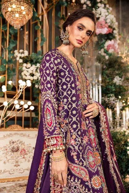 Maria B. 3 Piece Unstitched Embroidered Organza Suit BD-2903