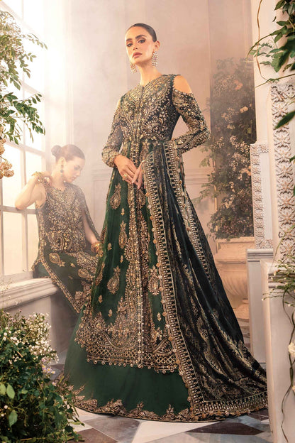 Maria B.3 Piece Unstitched Embroidered Organza Suit BD-2904