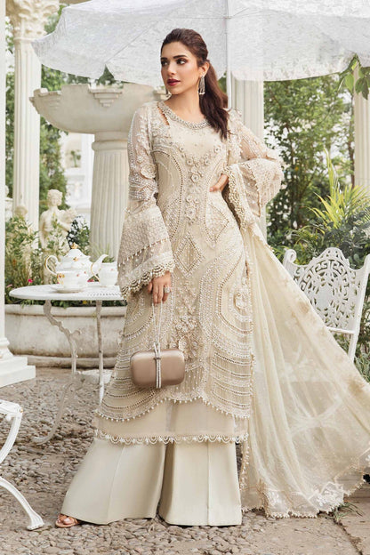 Maria B New Chiffon Collection Dress 104 '2024