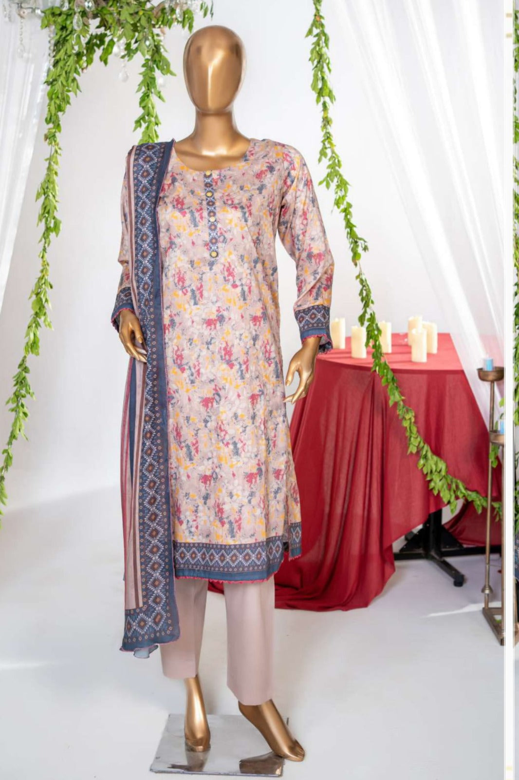 Mehnaz Printed Lawn Drop-01 D-18