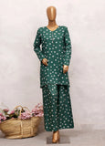 Mia By HZ Textiles Printed Linen Co-Ords (  D-LAP-19 DEEP GREEN)