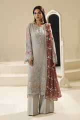 Nisha By Imrozia Serene Eid Chiffon Luxury Edit (M-85 MEHZA)