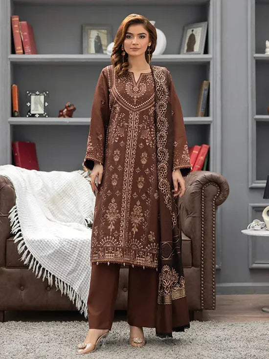 Premium Embroidered Wool'25 by Peridot PR-473