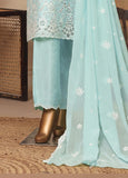Majestic Emb Silk By HZ Textiles ( RDE-3P-002 Ocean Mint)