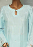 Majestic Emb Silk By HZ Textiles ( RDE-3P-002 Ocean Mint)