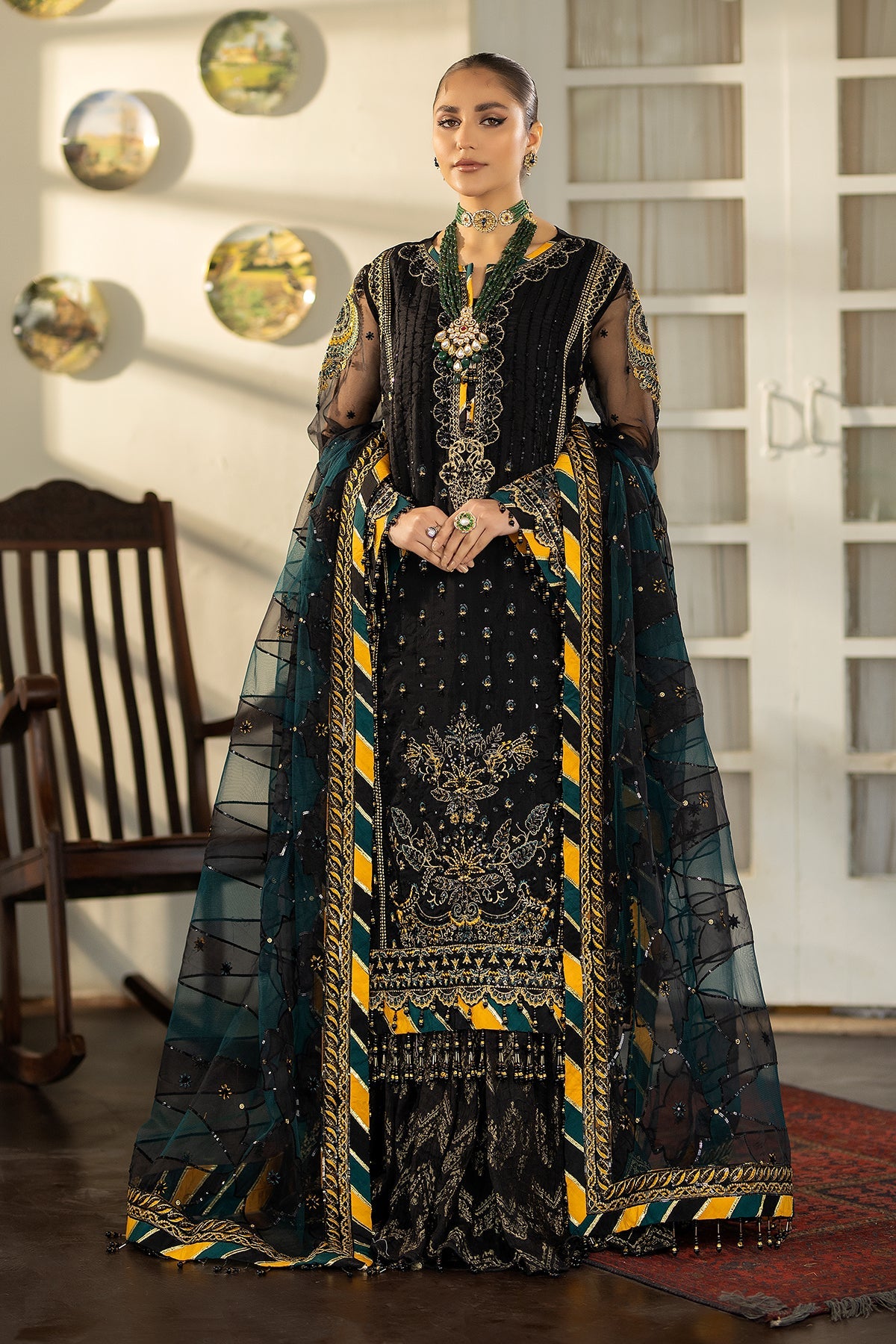 Raeesa Premium DL-1023 Nigah new dress 2024