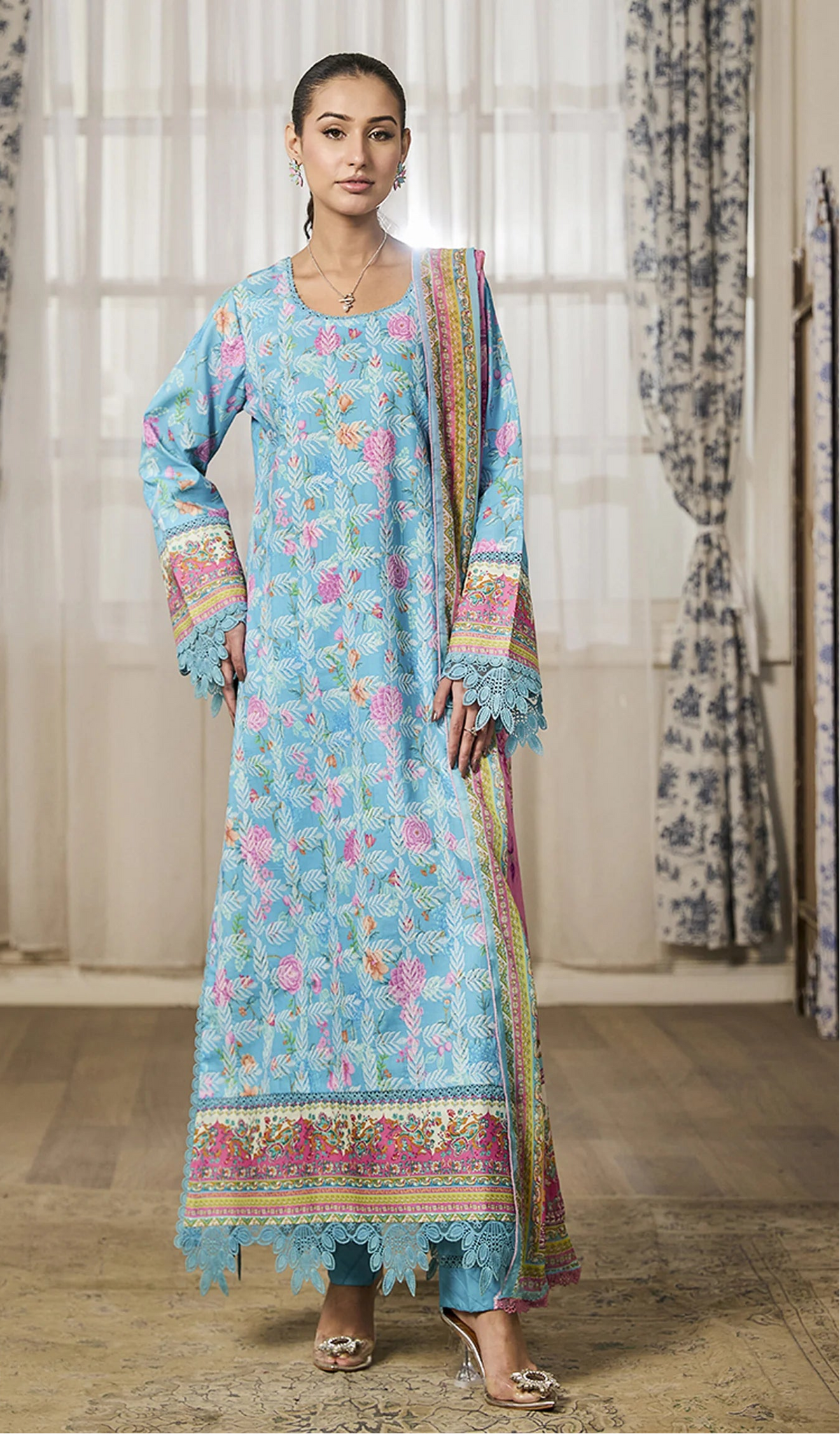 Raha by RajBari Chikankari Lawn (D-10)