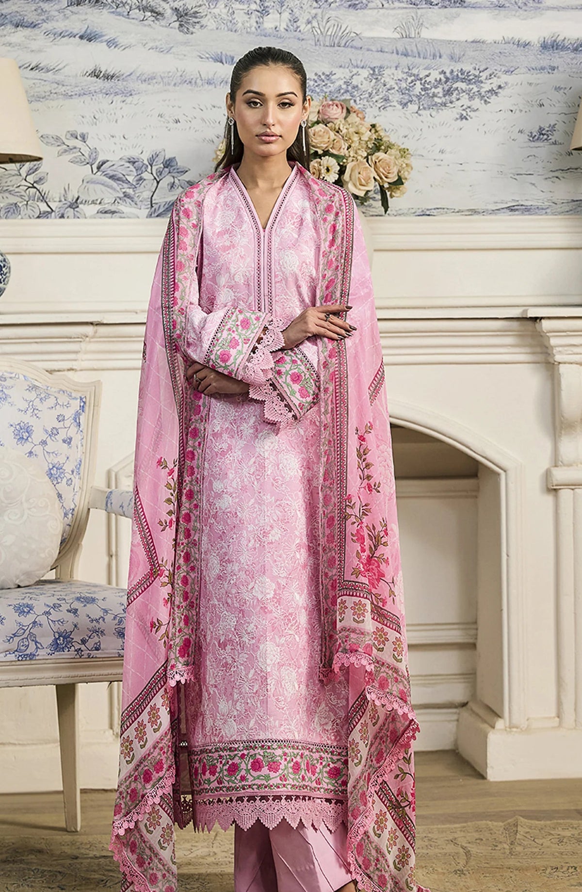 Raha by RajBari Chikankari Lawn (D-04)